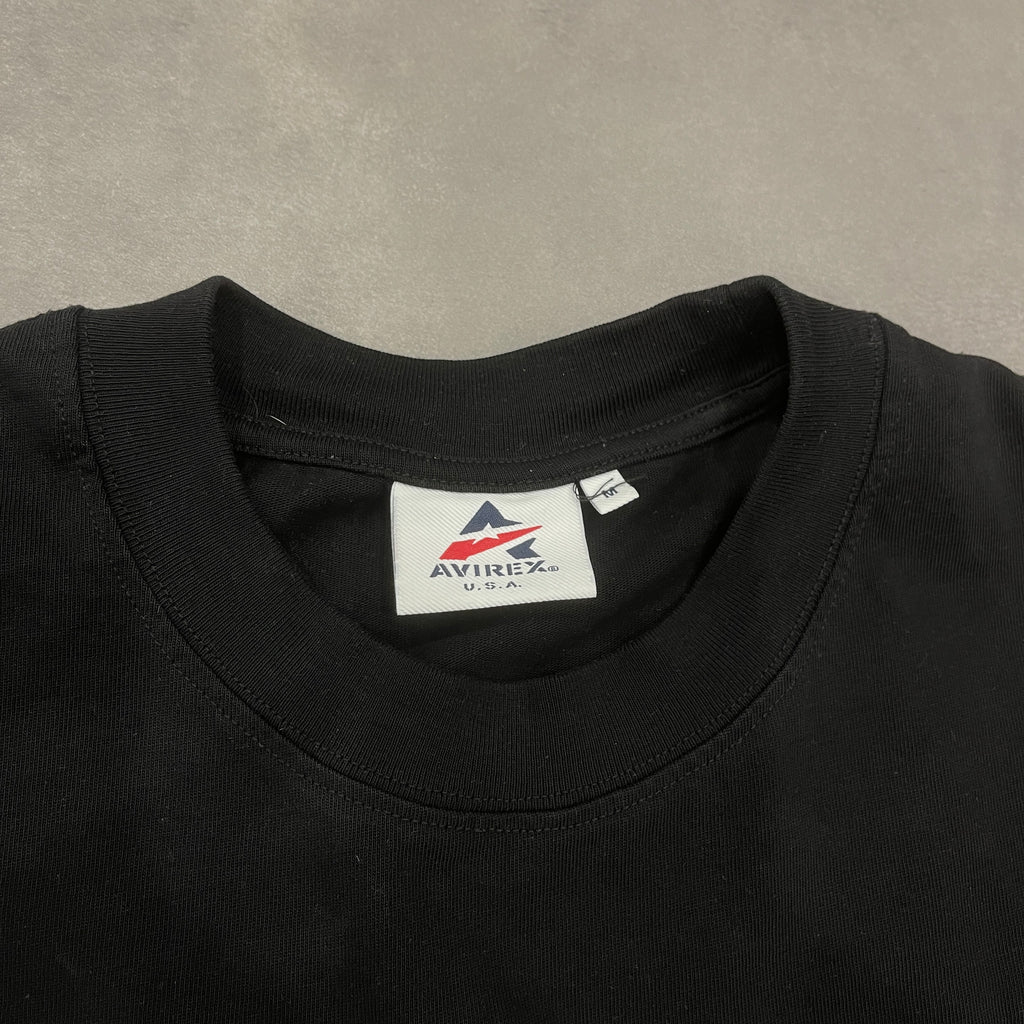 Black Avirex Heavyweight Tshirt