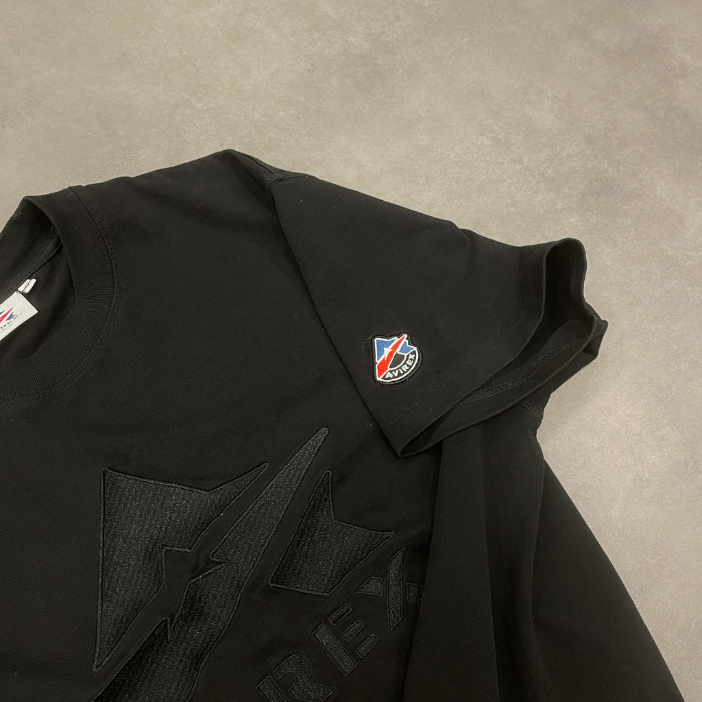 Black Avirex Heavyweight Tshirt