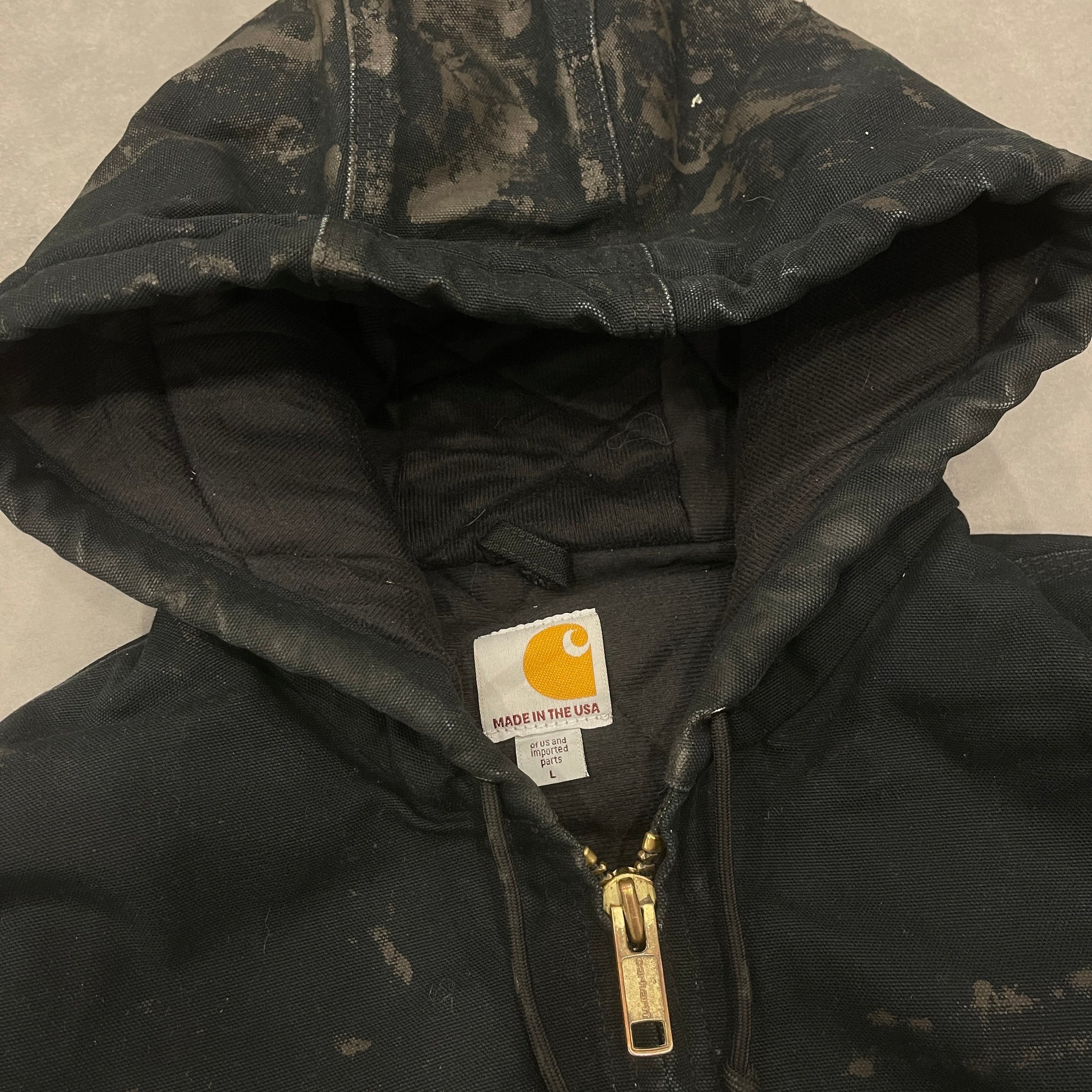 Vintage Carhartt Hooded Workwear Jacket