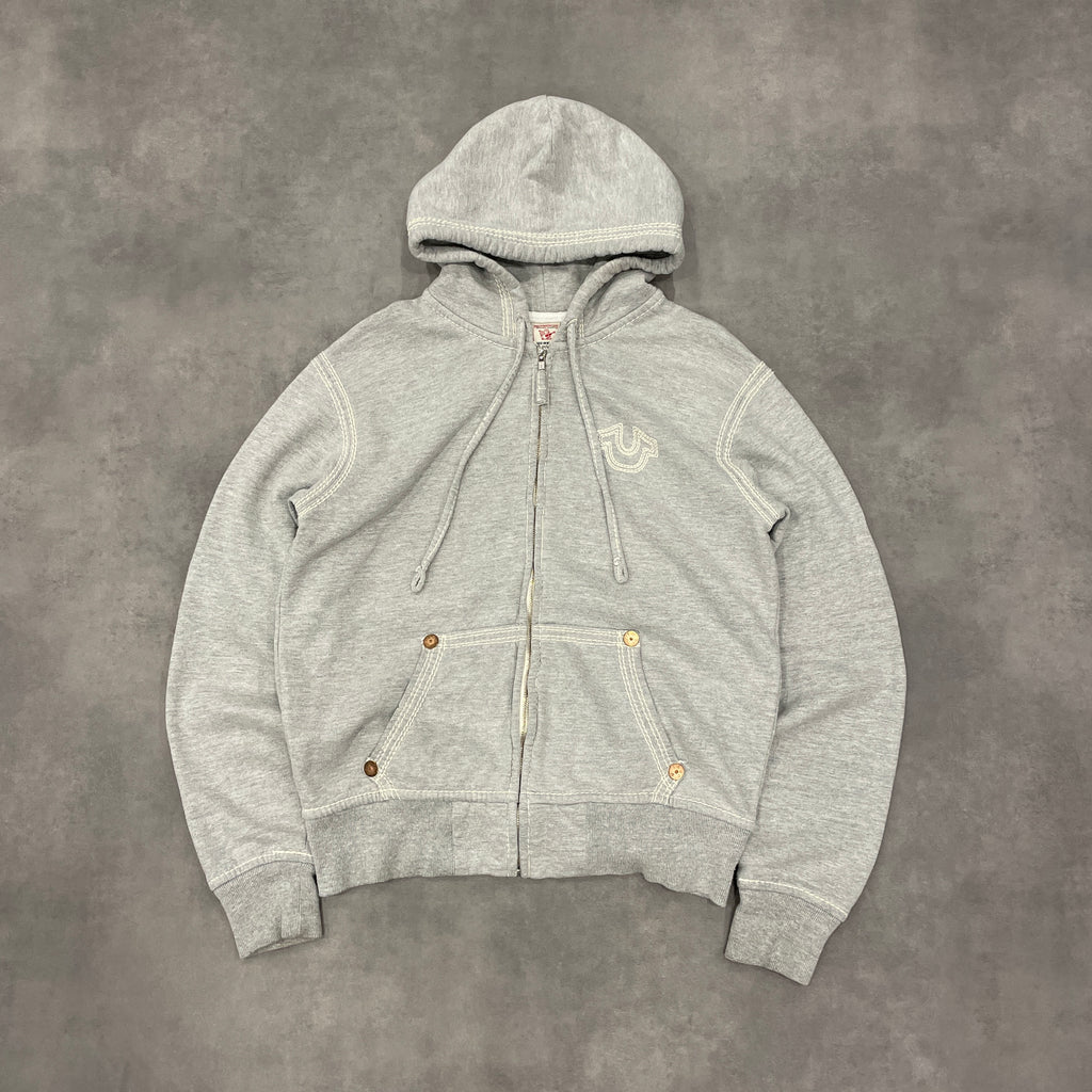 True Religion Contrast Stitch Hoodie