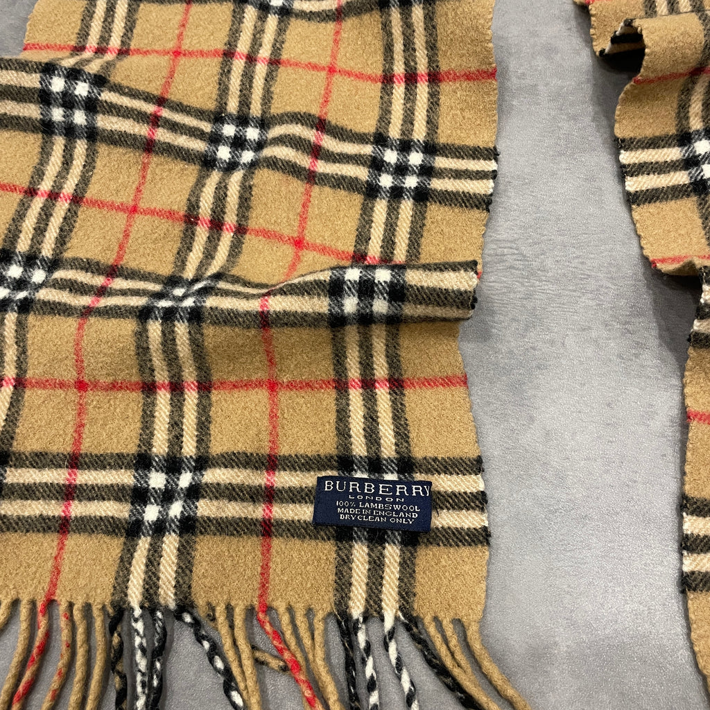 Vintage Burberry Nova Check Scarf