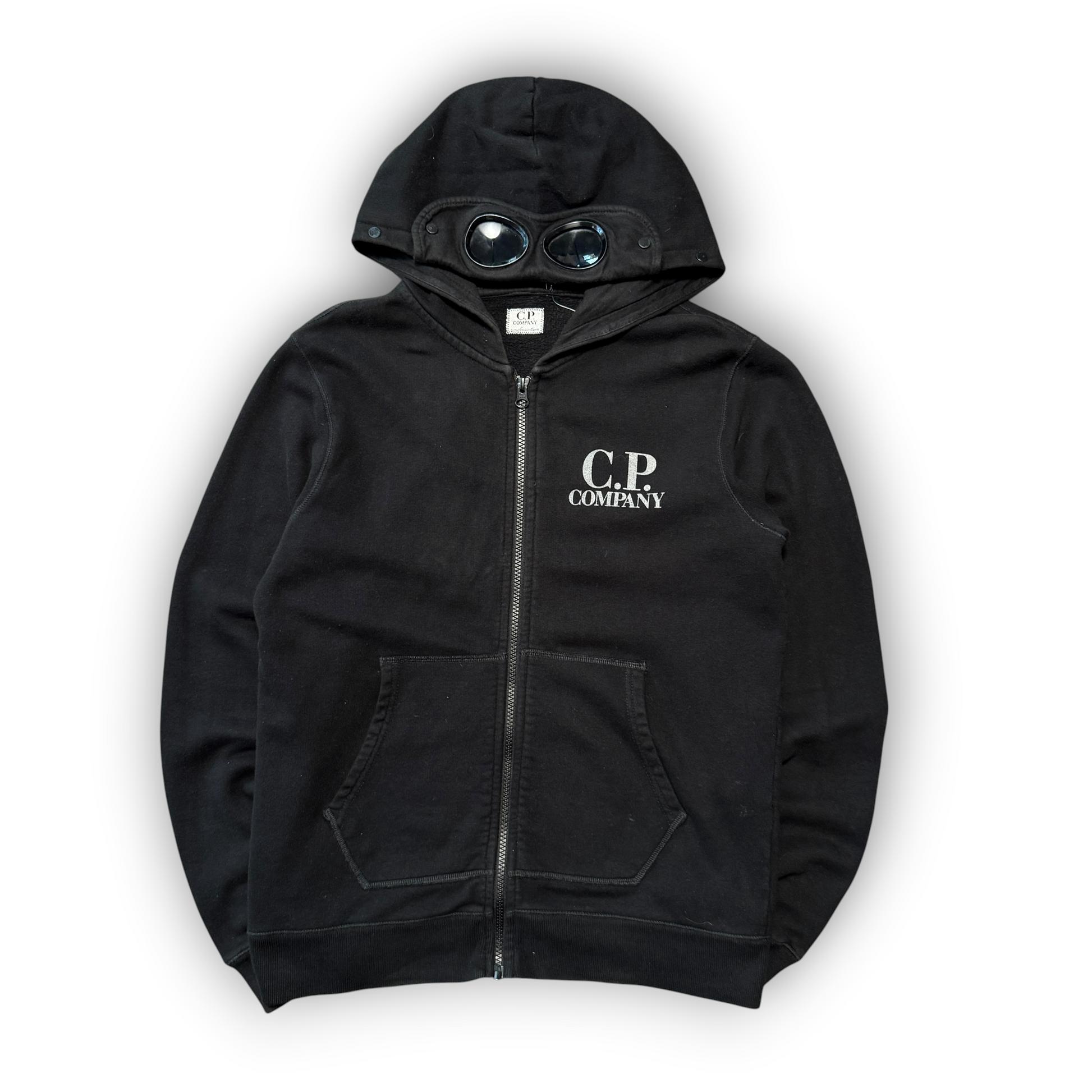 C.P Company Zip Up Goggle Hoodie (XS)