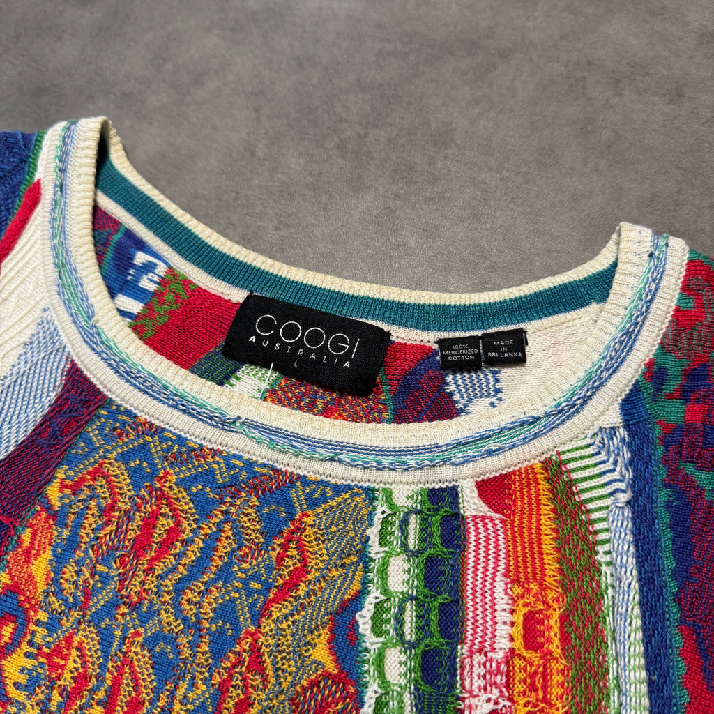 Vintage COOGI Multicolour Knit Jumper (L)