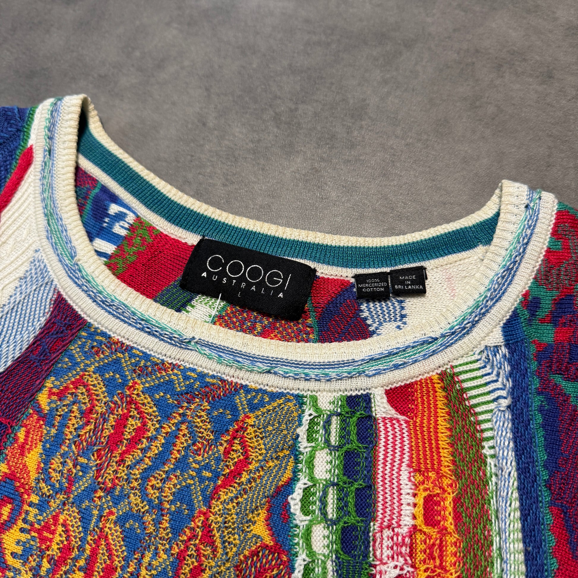 Vintage COOGI Multicolour Knit Jumper (L)