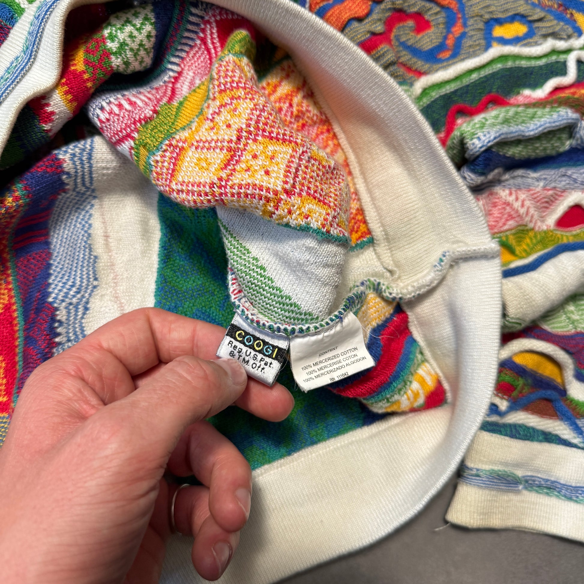 Vintage COOGI Multicolour Knit Jumper (L)
