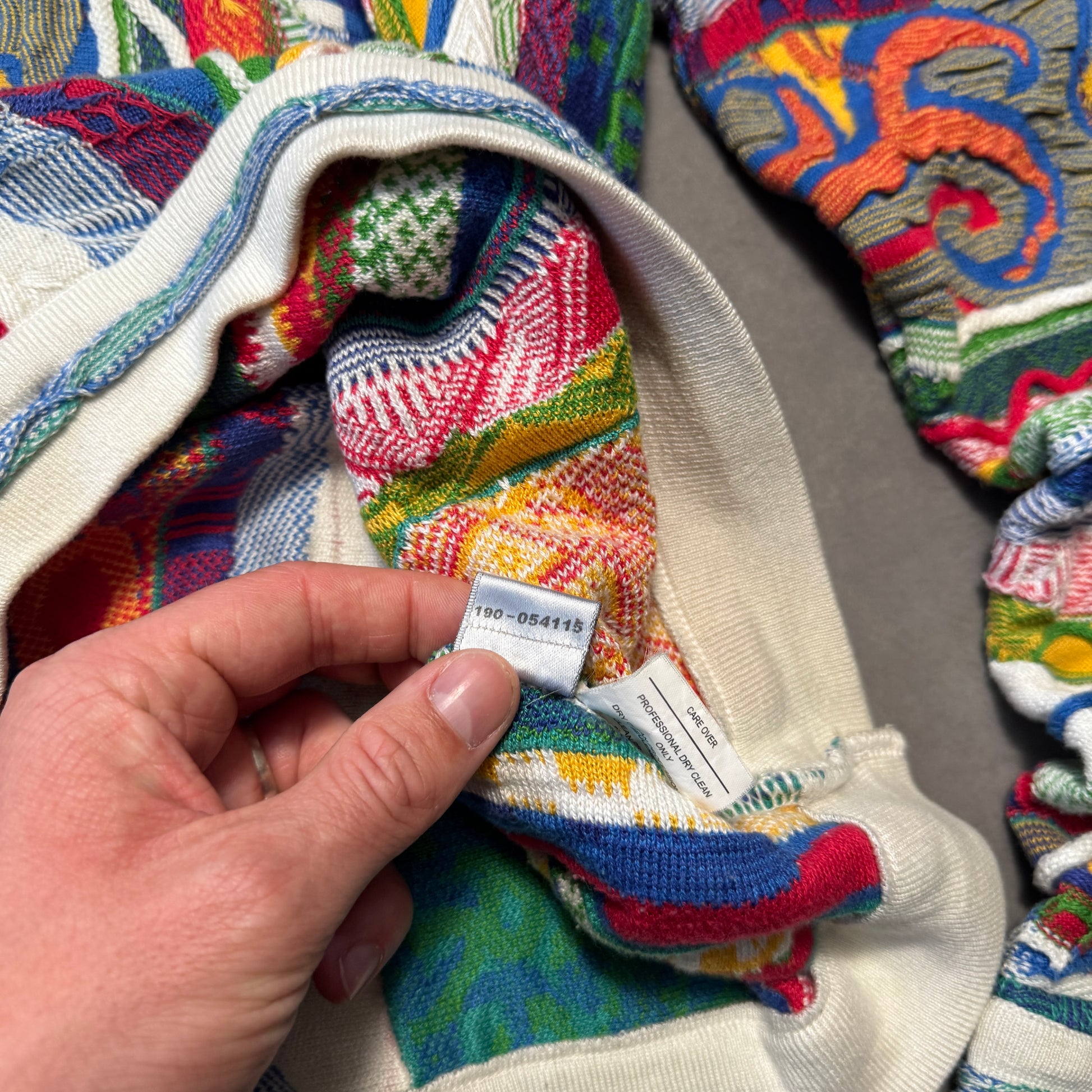 Vintage COOGI Multicolour Knit Jumper (L)