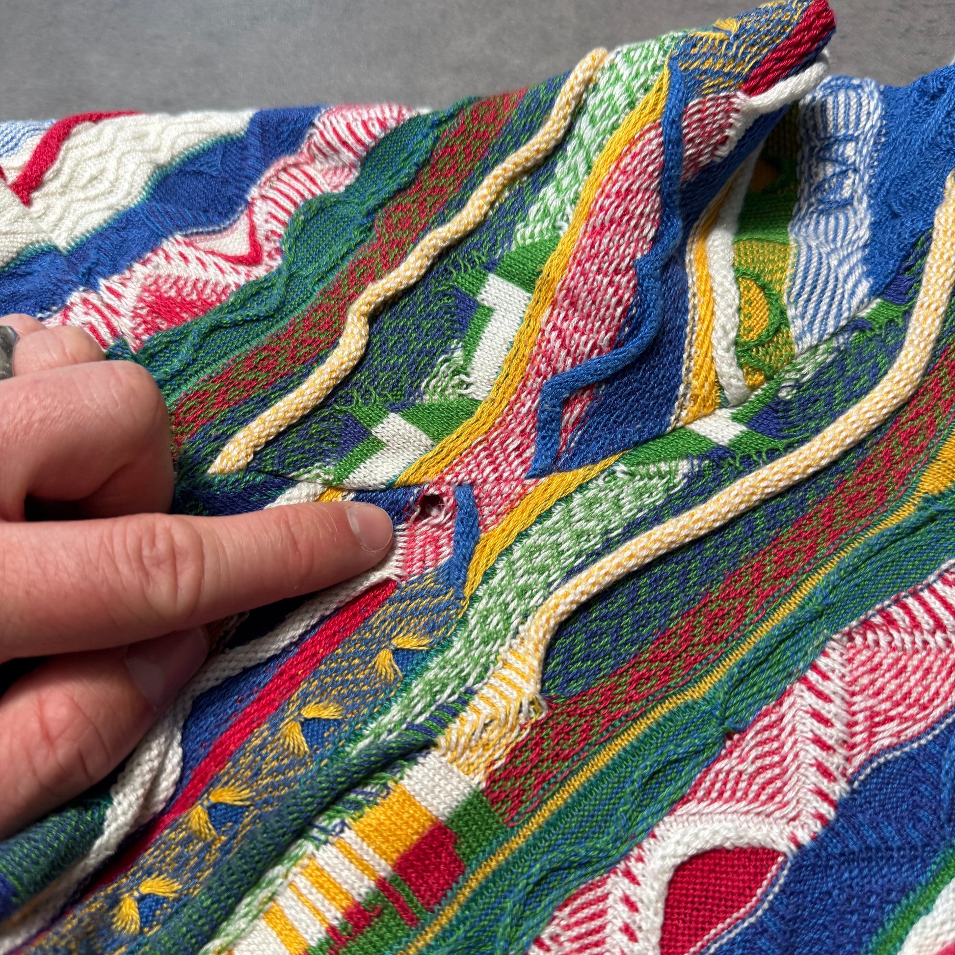 Vintage COOGI Multicolour Knit Jumper (L)