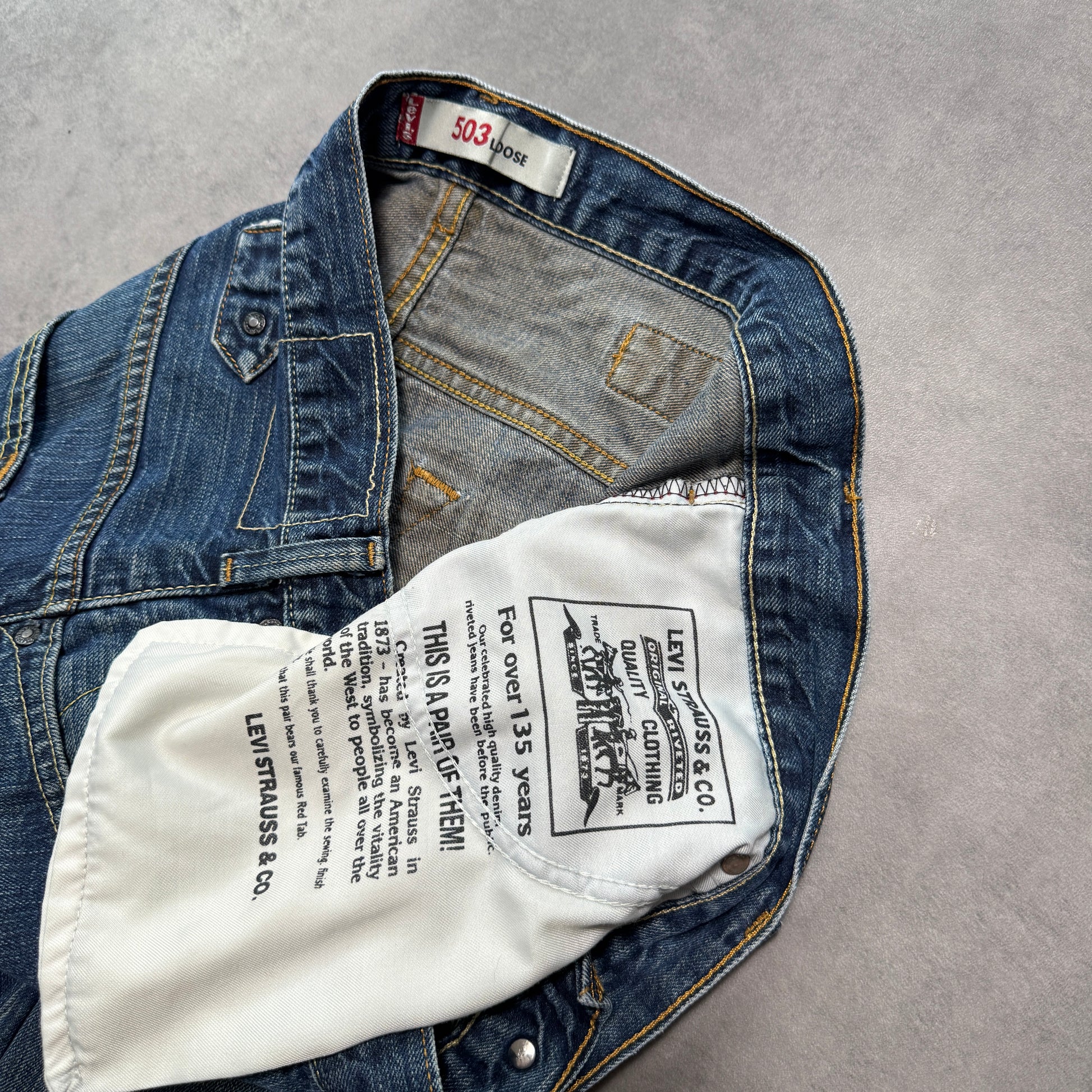 Levis Buckle 503 Loose Jeans (34")