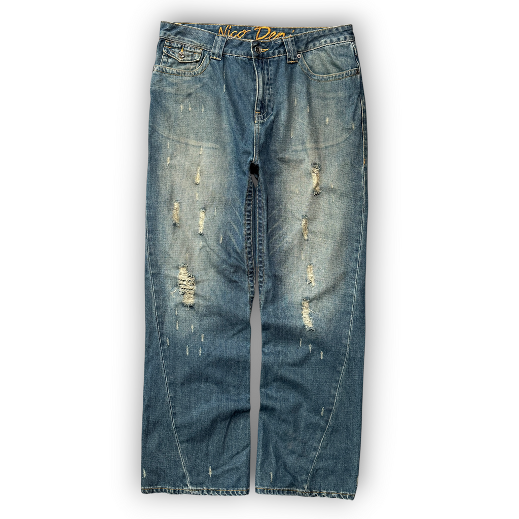 Distressed Denim Jeans (34w)