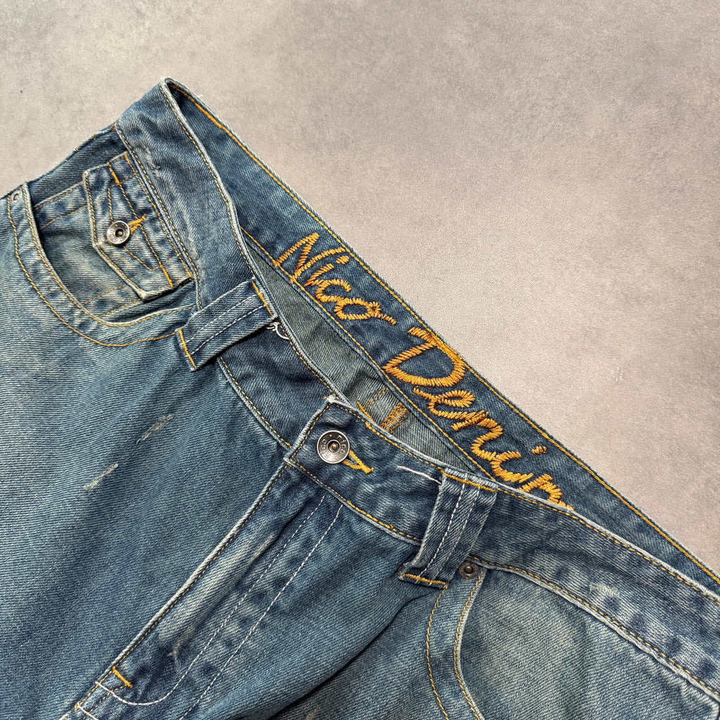 Distressed Denim Jeans (34w)
