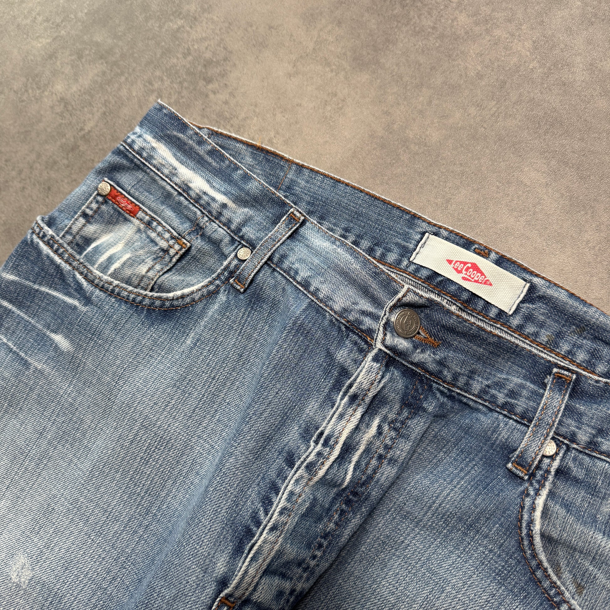 Distressed Denim Jeans (36")