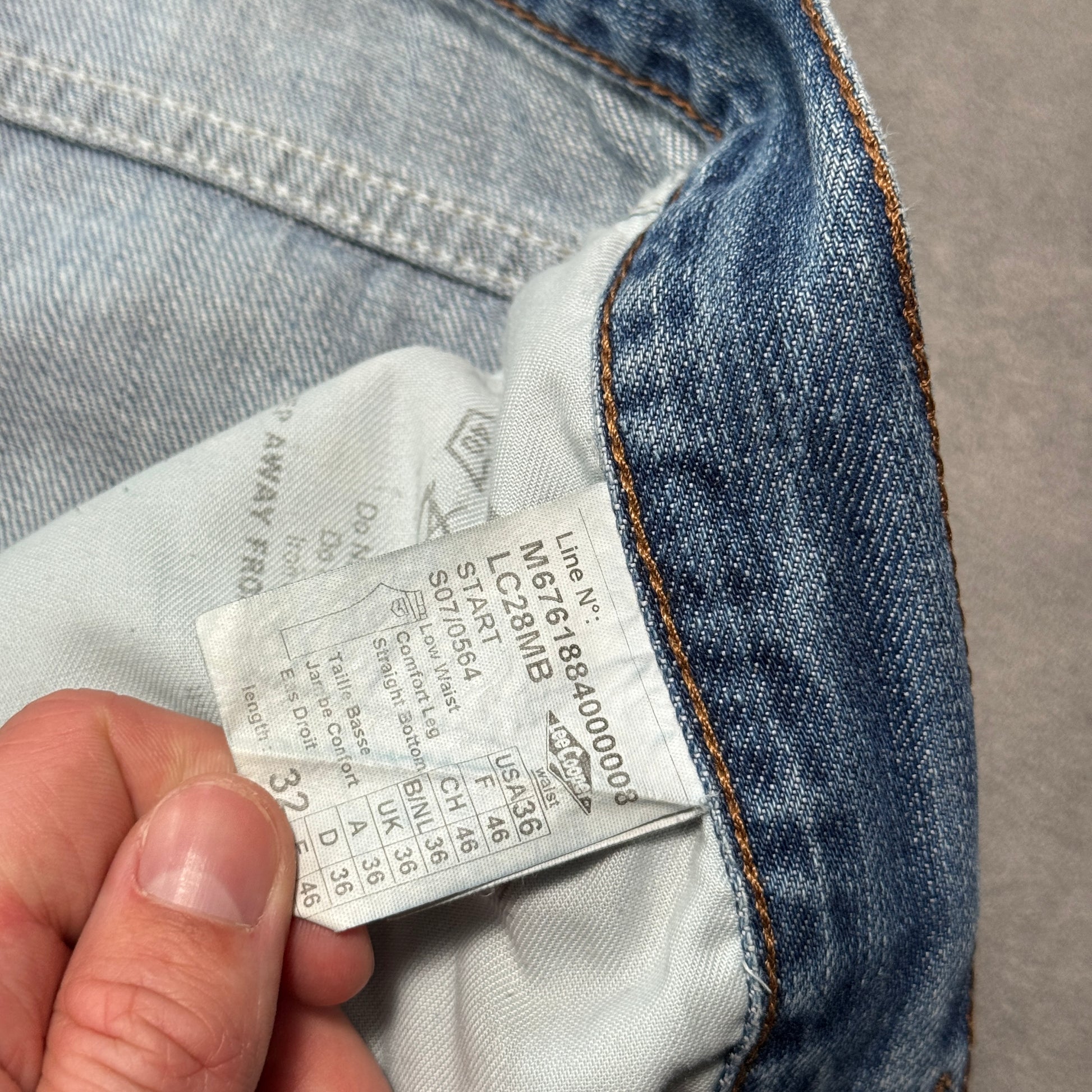 Distressed Denim Jeans (36")