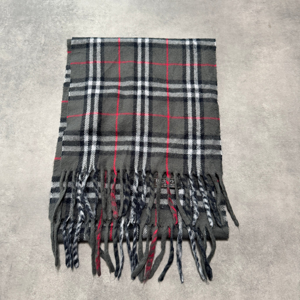 Grey Burberry Scarf
