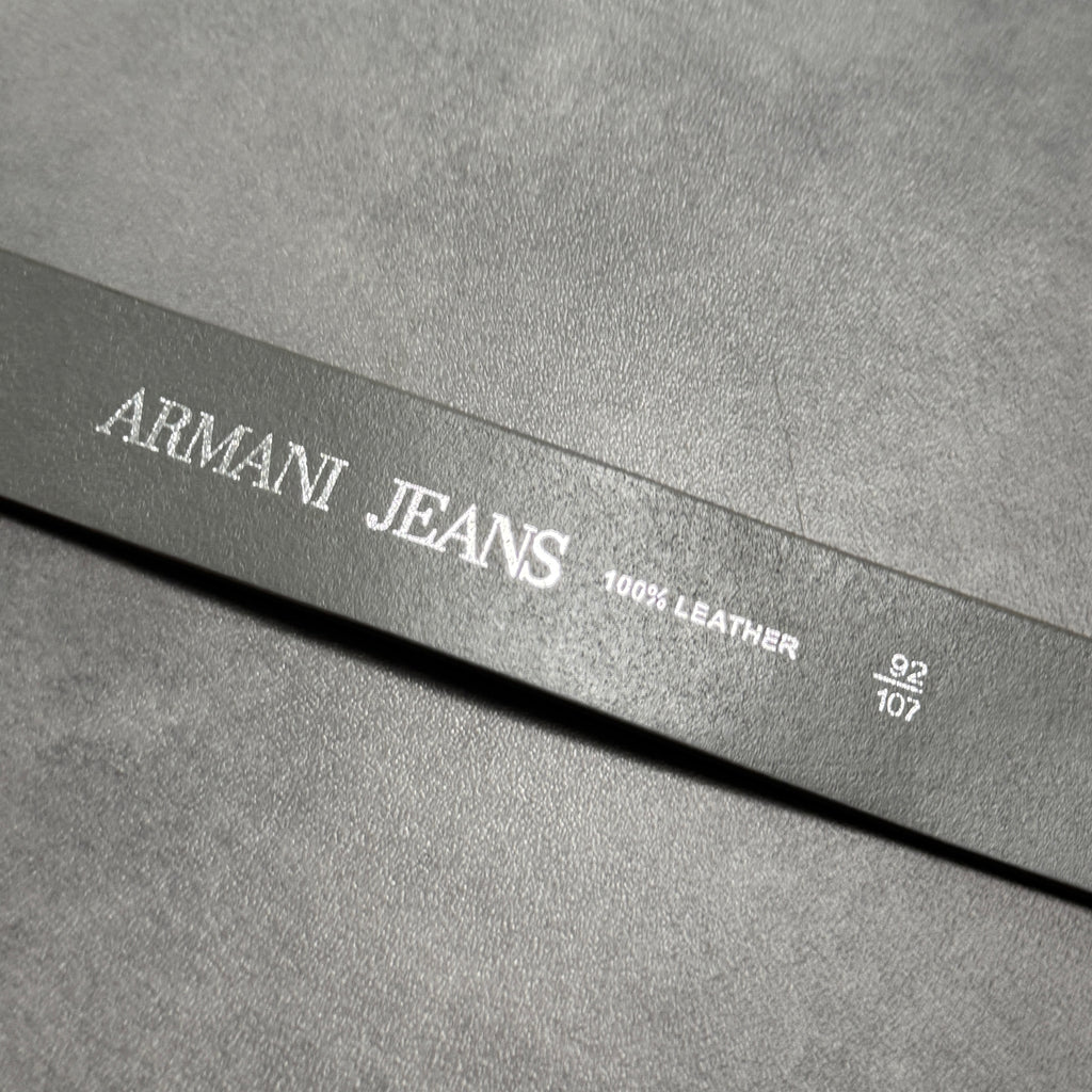 Armani Jeans Patent Belt