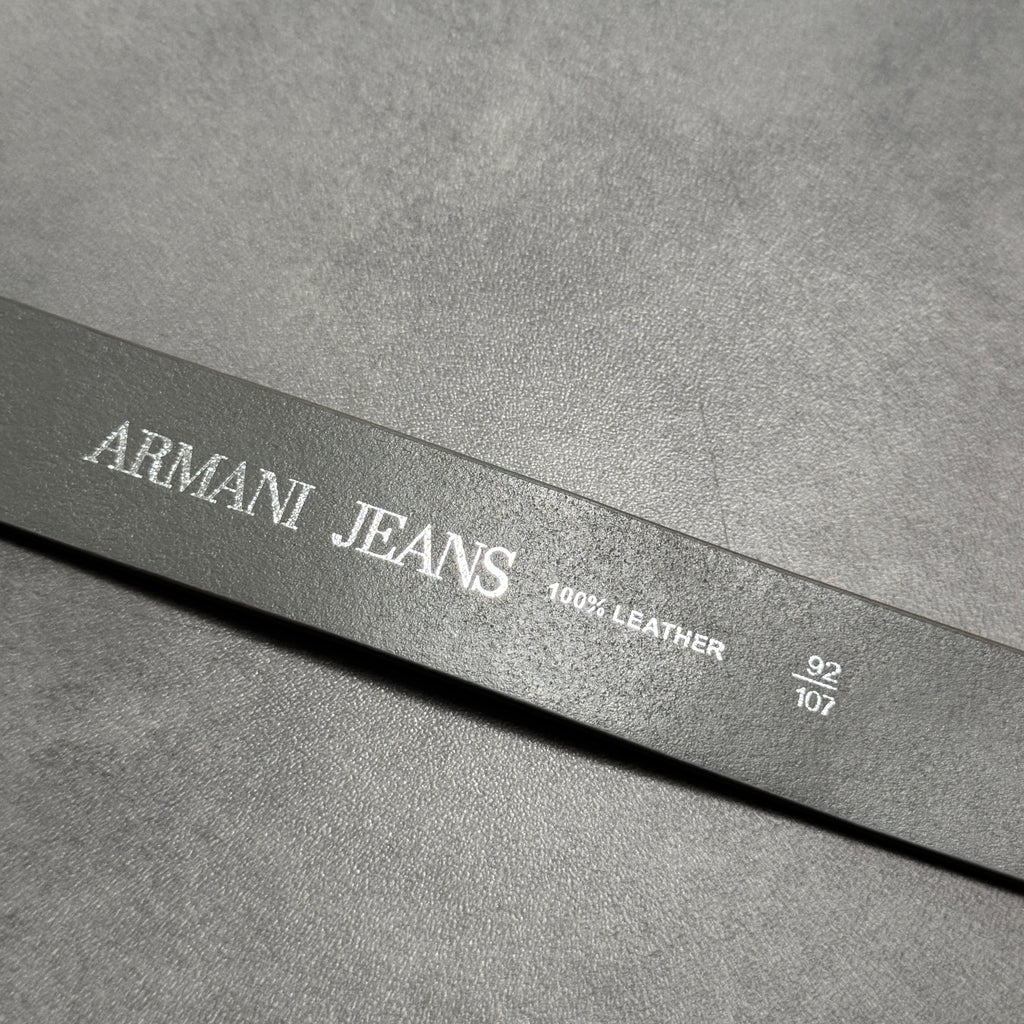 Armani Jeans Patent Belt