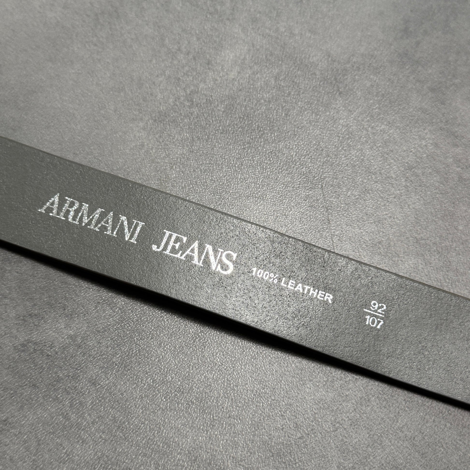 Armani Jeans Patent Belt