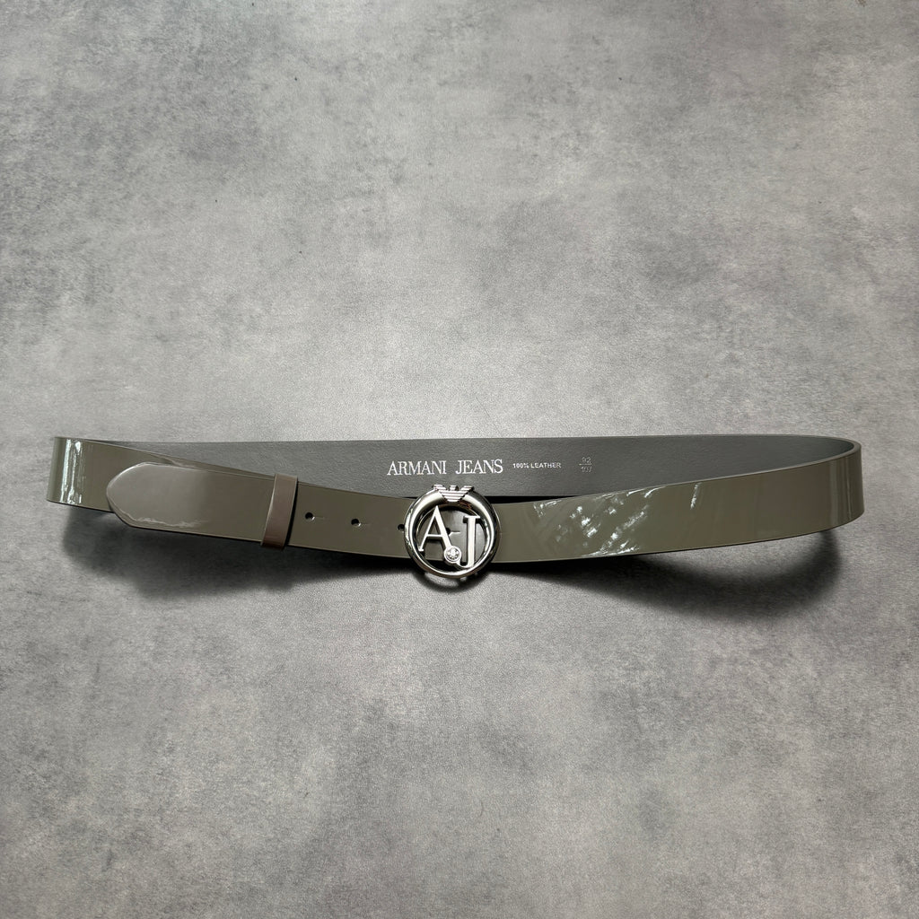 Armani Jeans Patent Belt