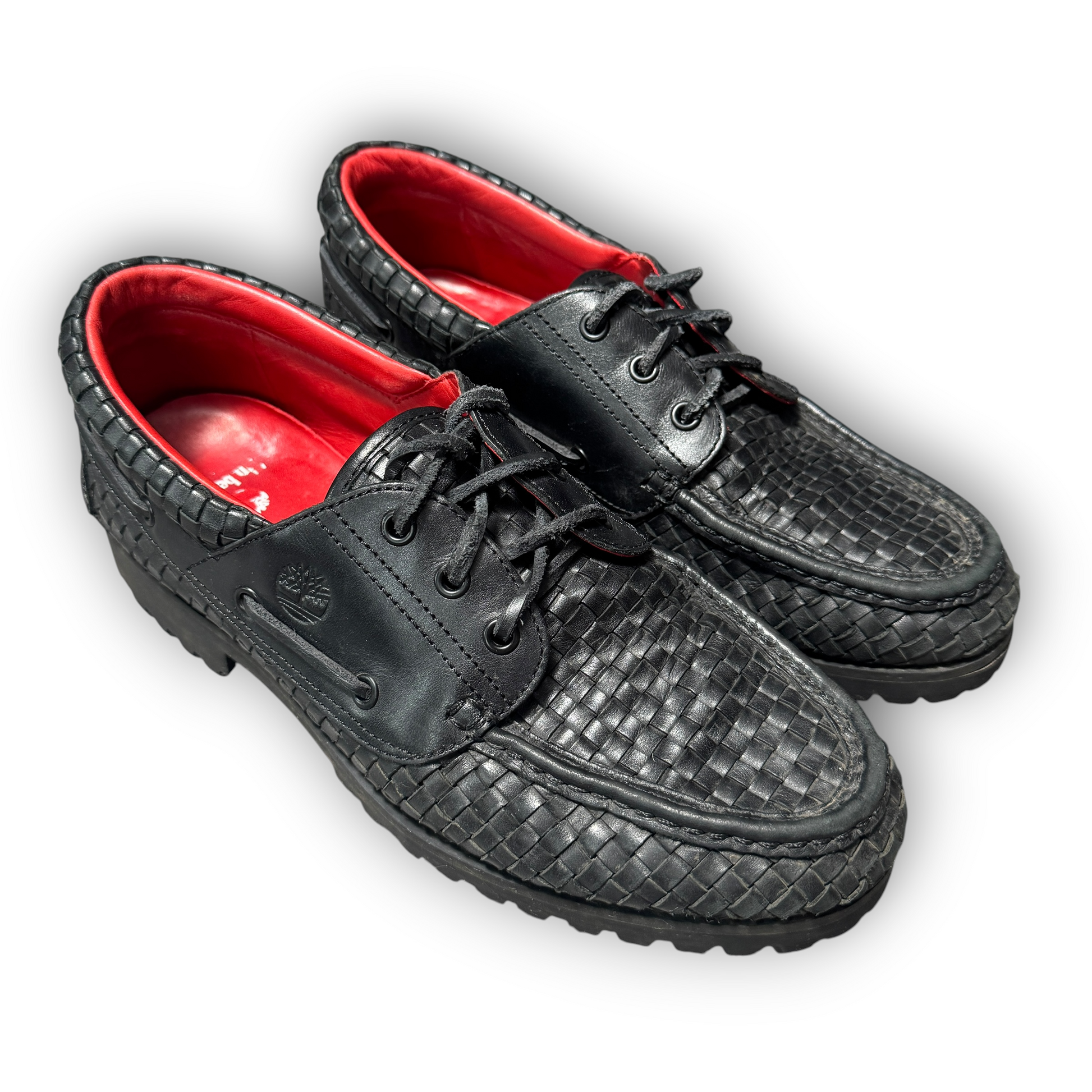 Supreme x Timberland 3-Eye Woven Leather Shoes (9.5uk)