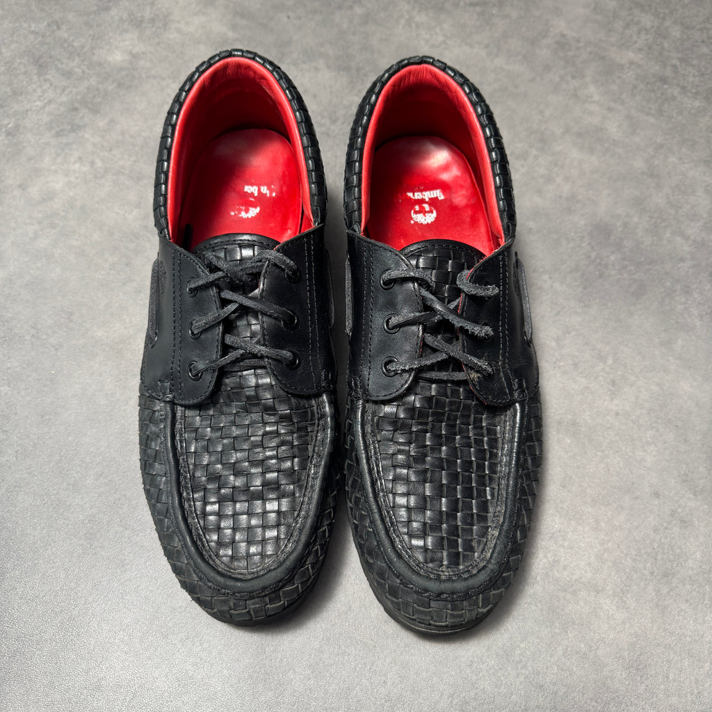 Supreme x Timberland 3-Eye Woven Leather Shoes (9.5uk)