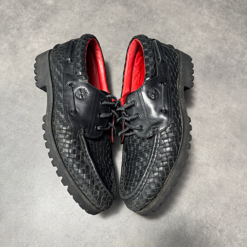 Supreme x Timberland 3-Eye Woven Leather Shoes (9.5uk)