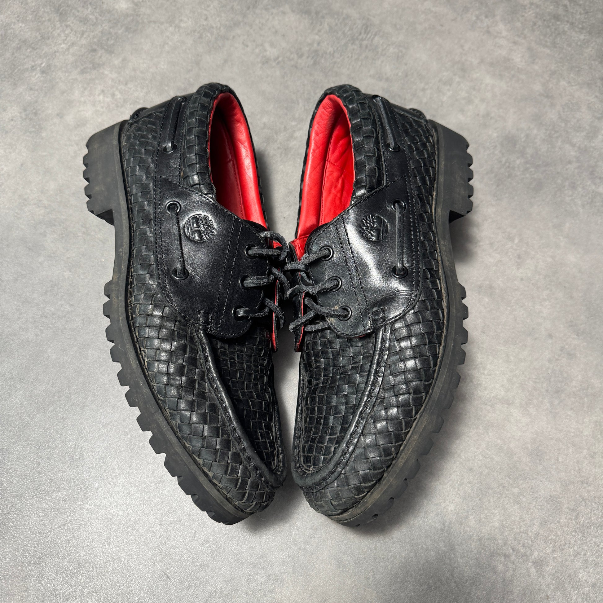 Supreme x Timberland 3-Eye Woven Leather Shoes (9.5uk)