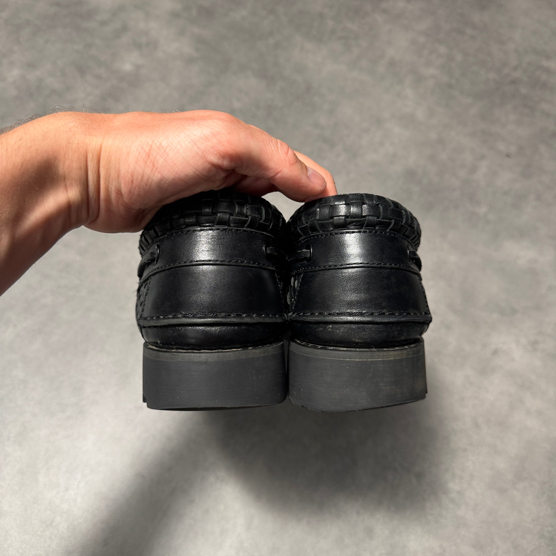 Supreme x Timberland 3-Eye Woven Leather Shoes (9.5uk)