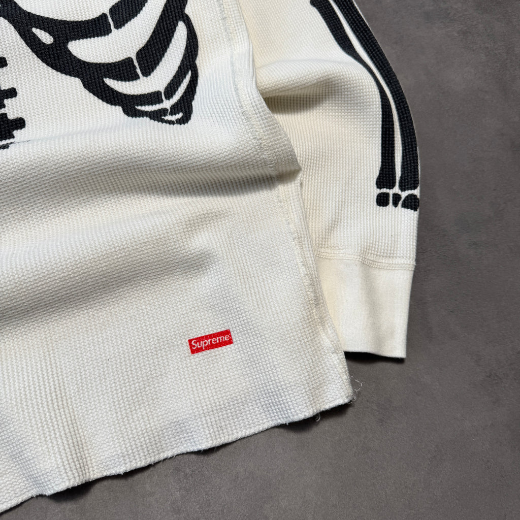 Supreme Hanes Skeleton Waffle Long Sleeve (M)