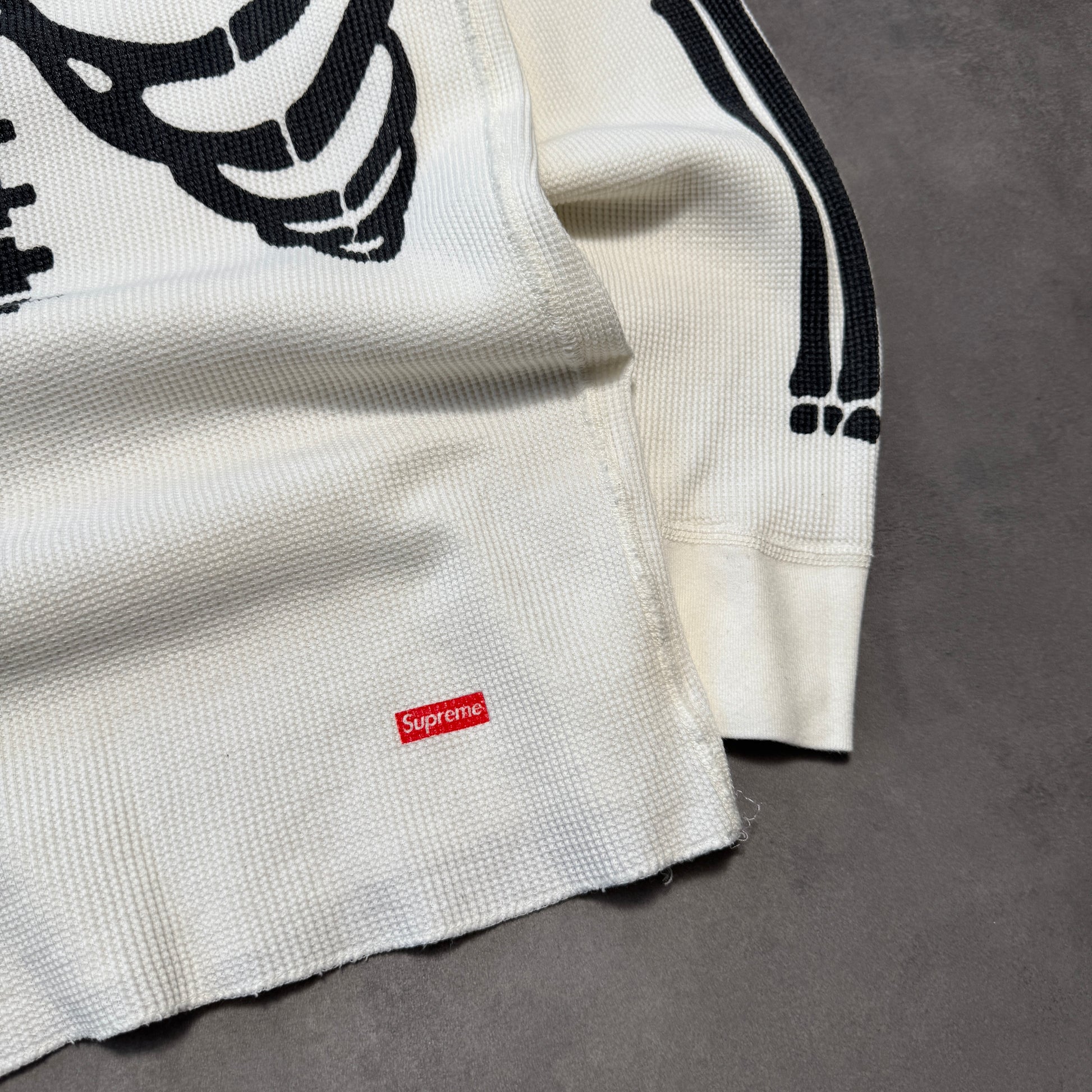 Supreme Hanes Skeleton Waffle Long Sleeve (M)